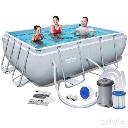 Bestway 282х196х84 см + фильтр-насос
