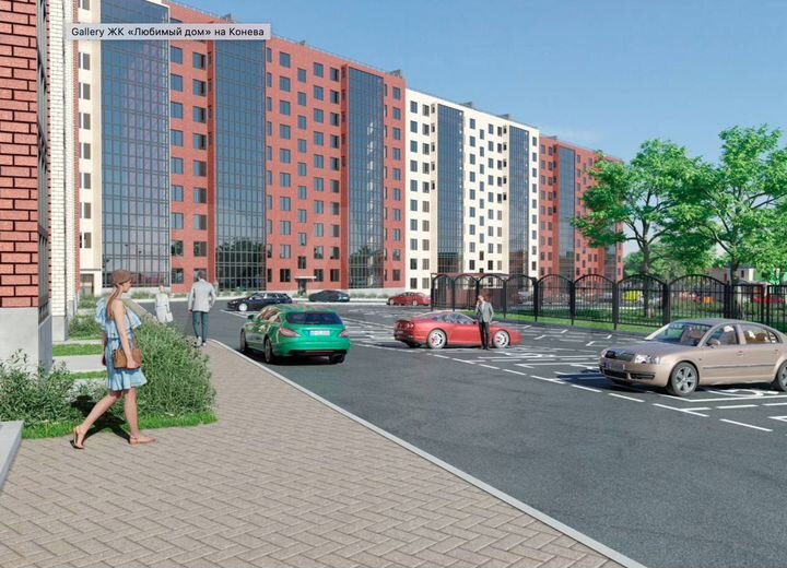 2-к. квартира, 41,3 м², 1/10 эт.