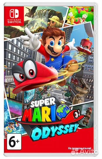 Super Mario Odyssey Nintendo Switch рус. б\у