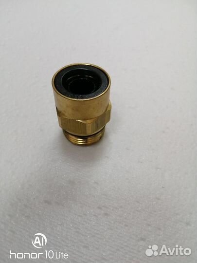 Фитинг прямой (латунь) 15-М22*1,5