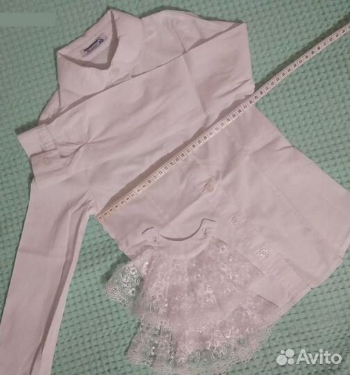 Блузка белая