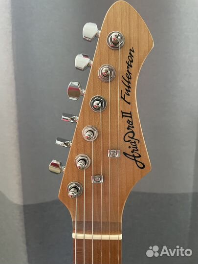 Aria Pro II 714-MK2 fullerton Ruby Red Flame