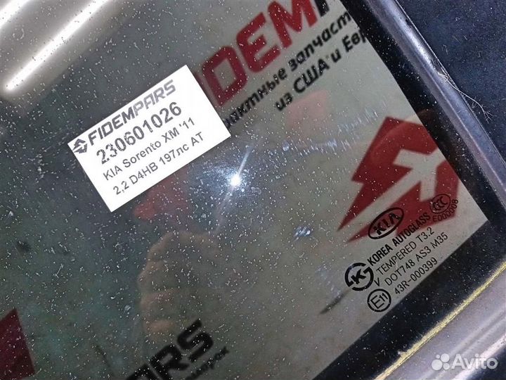 Стекло двери задней левой KIA Sorento XM