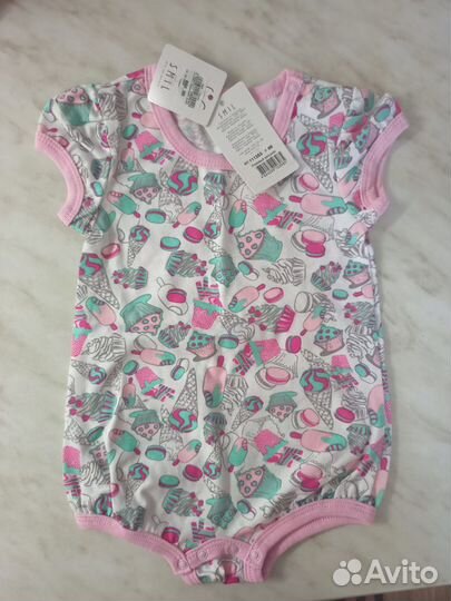Боди новый песочник для девочки