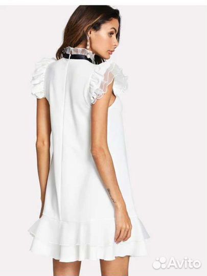 Белое платье 42-44