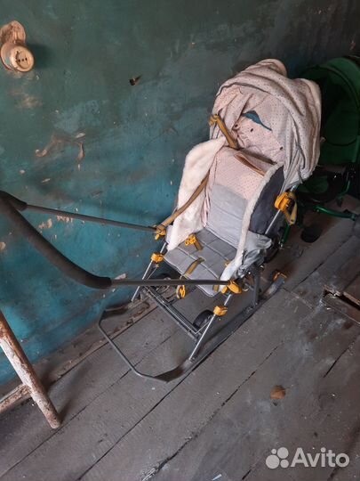 Коляска санки