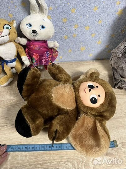 Чебурашка, олимпийский заяц, леопард