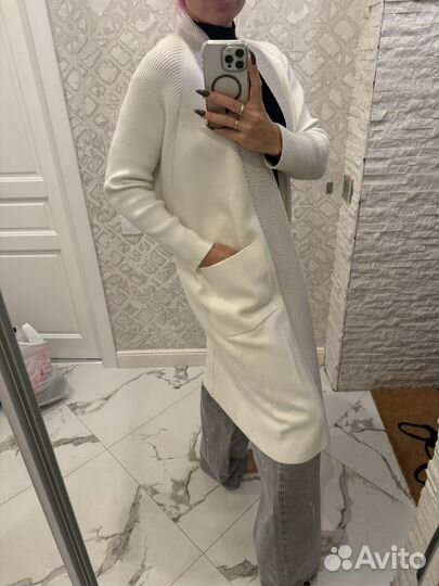 Marchelas кардиган белый плотный трикотаж