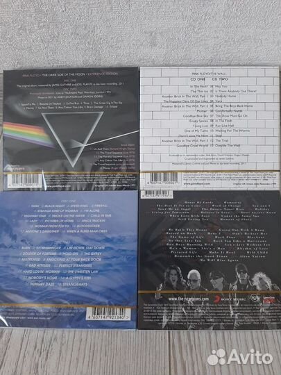 CD Pink Floyd,Deep Purple,Scorpions