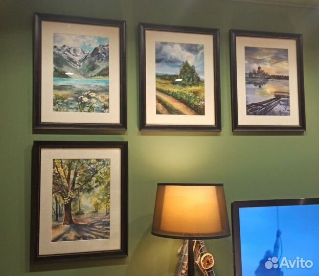 Картина Акварель Летний день А4