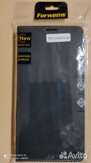 Чехол Кожанный Xiaomi Redmi ноте 9 про, ноте 9S