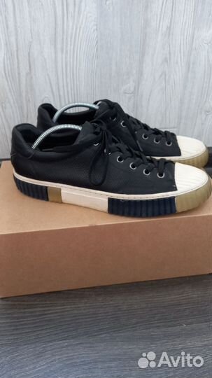 Мужские кожаные кеды р 40