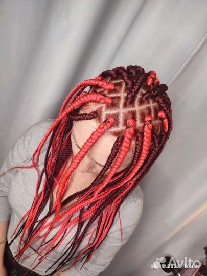 Плетение афрокосичек