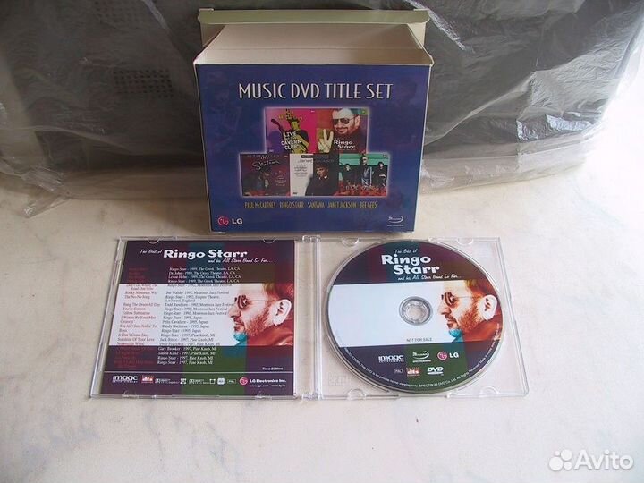 DVD-диски с музыкальными видеоклипами (новый к-кт)