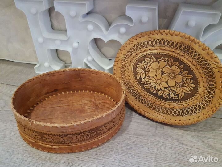 Шкатулка береста