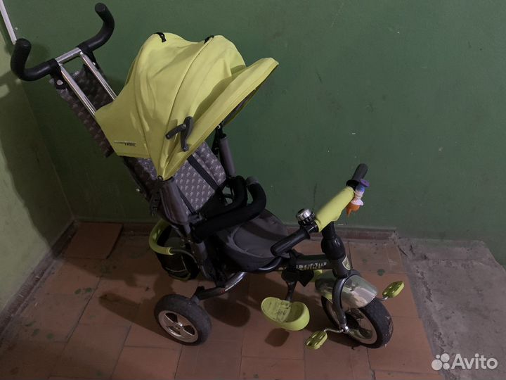 Велосипед коляска с ручкой