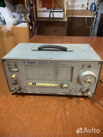 Генератор сигналов высокочастотный г4-102