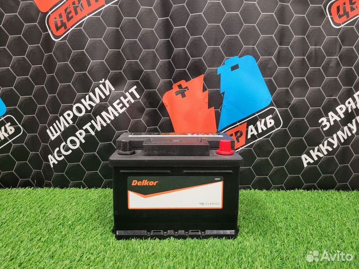Аккумулятор delkor 61 Ah о.п. 600A