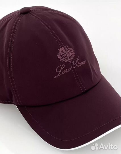 Бейсболка Loro Piana плащевка цвет:вишневый