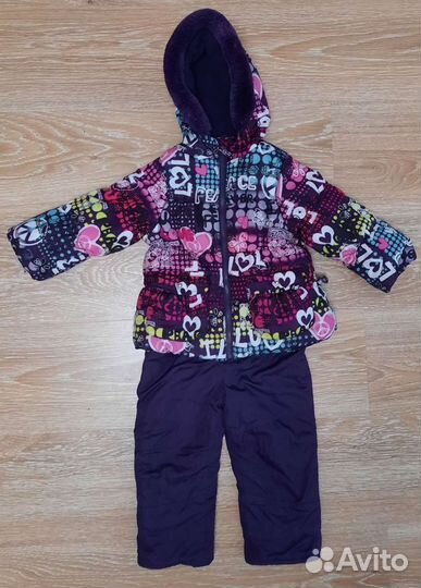 Зимний костюм для девочки