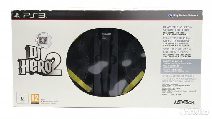 Контроллер DJ Hero 2 Party Bundle + DJ Hero (PS3)