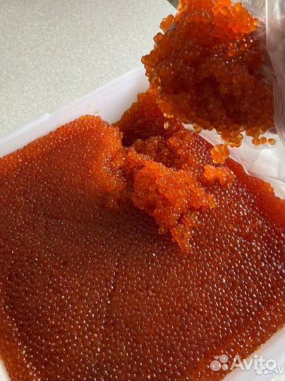 Красная икра кеты