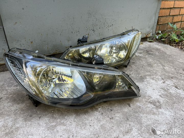 Honda civic 4d рестайлинг фара