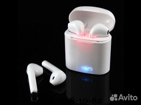 Беспроводные bluetooth наушники I7+докстанция