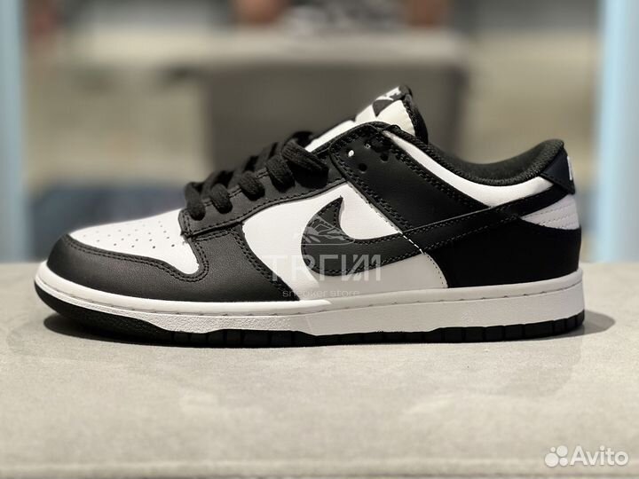 Кроссовки Nike Dunk Low Retro White Black Panda