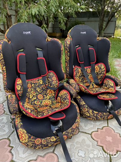 Детское автокресло siger хохлома