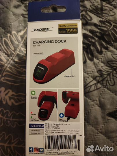 Зарядная станция для геймпадов ps5