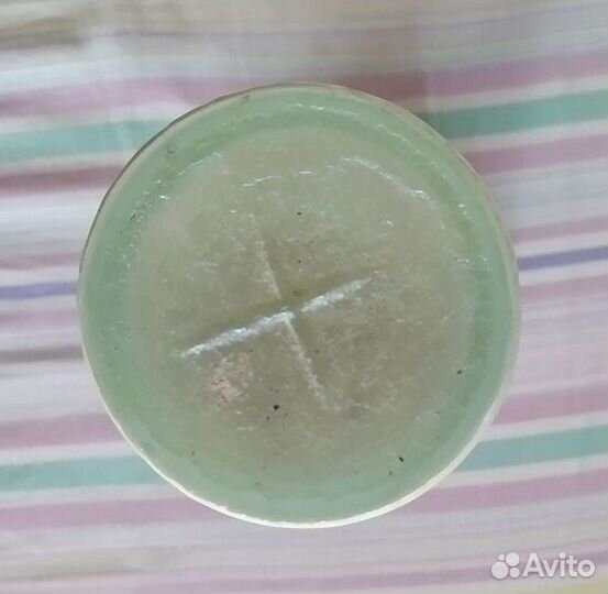 Ваза стеклянная с рисунком