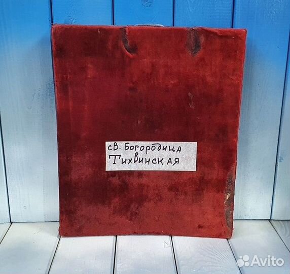 Икона в окладе Богородица Тихвинская