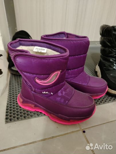 Сапоги зимние для девочки
