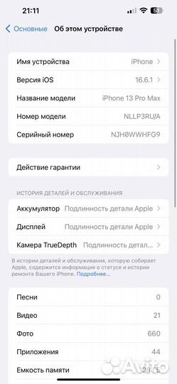iPhone 13 Pro Max, 128 ГБ