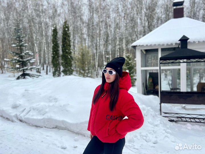 Calvin klein пуховик женский 42-46