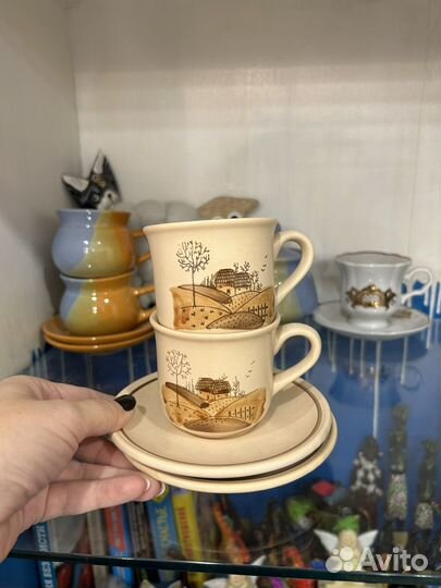 Чашки, блюдца, кофейные пары Югославия