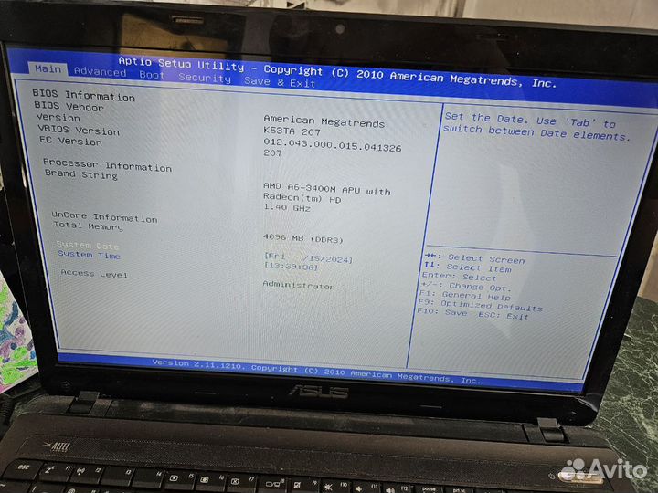 Ноутбук Asus k53t