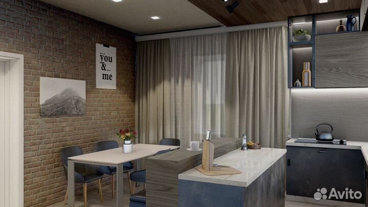 3d визуализация экстерьера, интерьера