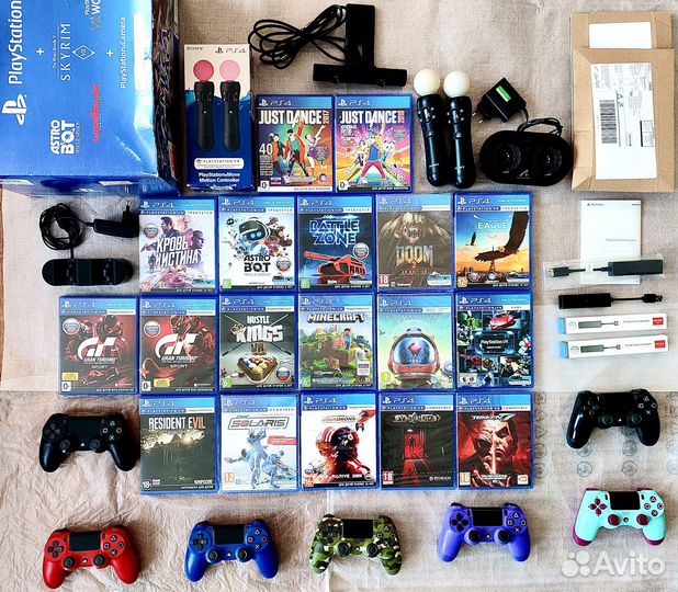 PlayStation VR и PS Move Диски С Играми