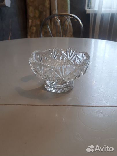 Хрустальная конфетница СССР