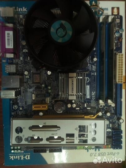 Комплект Foxconn g31mxp+процессор+озу