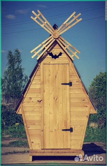 Уличный туалет домик с установкой гмж 568