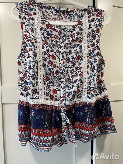 Рубашка без рукавов