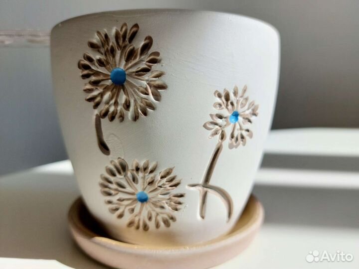 Горшок керамический для цветов