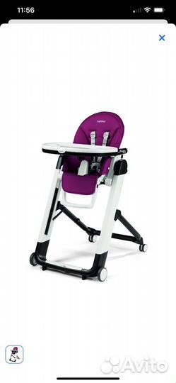 Стул для кормления peg perego siesta новый