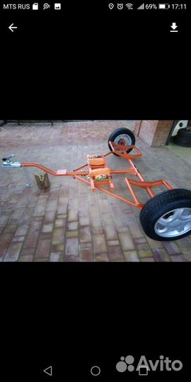 Автоподкат лафет жесткая сцепка