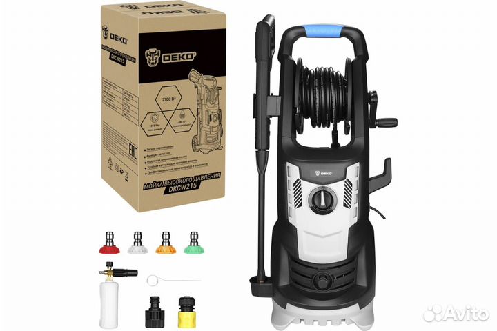 Мойка высокого давления deko 125/140/170/195/215