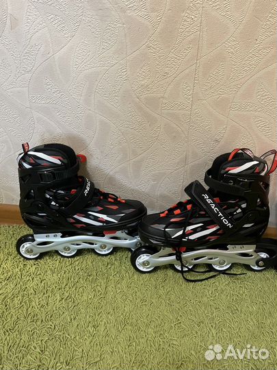 Детские ролики, защита, шлем и сумка