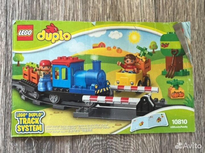 Lego duplo поезд 10508, 10810